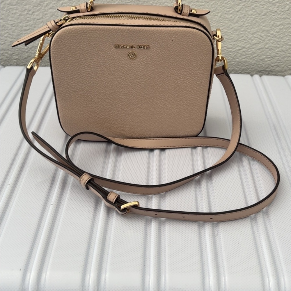 Michael Kors Beige Crossbody Bag - Picture 10 of 12
